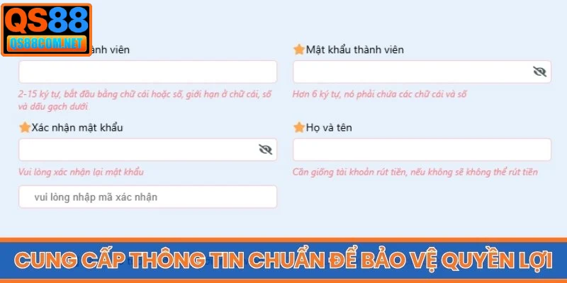 Cung cấp thông tin chuẩn để bảo vệ quyền lợi